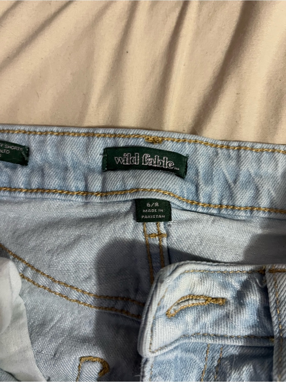 wild fable Light Wash Denim Jean Shorts - Light Blue